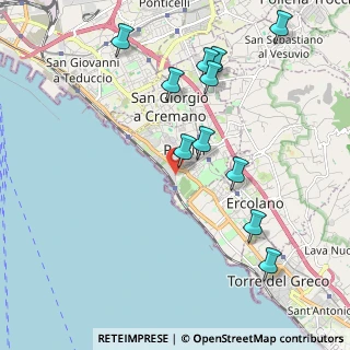 Mappa Via Emanuele Gianturco, 80055 Portici NA, Italia (2.35455)