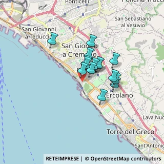 Mappa Via Emanuele Gianturco, 80055 Portici NA, Italia (1.23667)