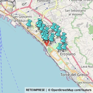 Mappa Via Emanuele Gianturco, 80055 Portici NA, Italia (1.3165)