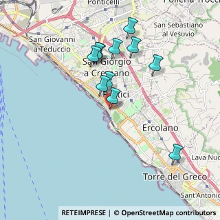 Mappa Via Emanuele Gianturco, 80055 Portici NA, Italia (1.88727)