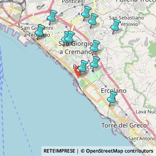 Mappa Via Emanuele Gianturco, 80055 Portici NA, Italia (2.41667)