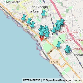 Mappa Via Emanuele Gianturco, 80055 Portici NA, Italia (0.886)