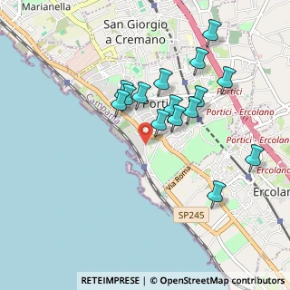 Mappa Via Emanuele Gianturco, 80055 Portici NA, Italia (0.93133)