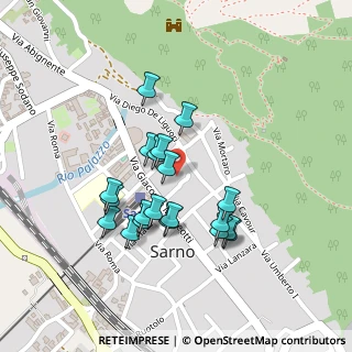 Mappa Piazza Guglielmo Marconi, 84087 Sarno SA, Italia (0.211)