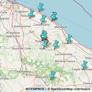 Mappa S.C. Parcappella, 70017 Putignano BA, Italia (16.90154)