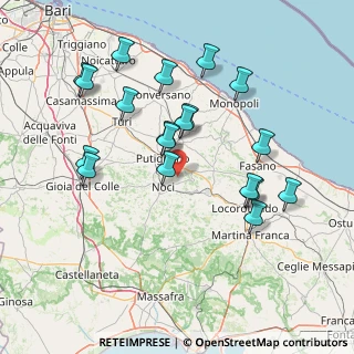 Mappa S.C. Parcappella, 70017 Putignano BA, Italia (16.50789)