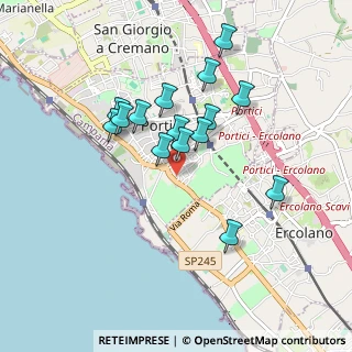 Mappa Cortile Sannino, 80055 Portici NA, Italia (0.84933)