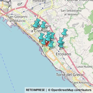 Mappa Viale Privato Ascione, 80055 Portici NA, Italia (1.11583)