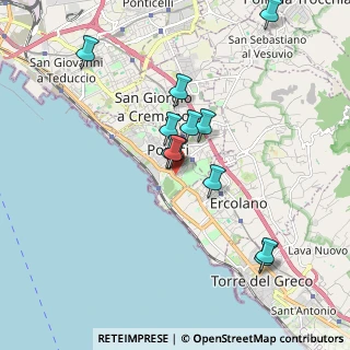 Mappa Cortile Sannino, 80055 Portici NA, Italia (1.76667)