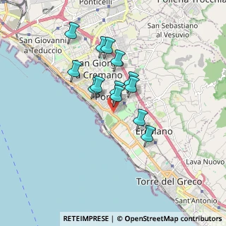 Mappa Cortile Sannino, 80055 Portici NA, Italia (1.48077)