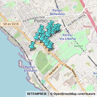 Mappa Viale Privato Ascione, 80055 Portici NA, Italia (0.291)