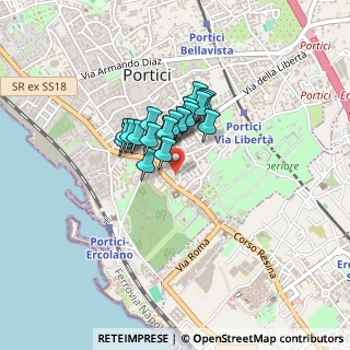 Mappa Viale Privato Ascione, 80055 Portici NA, Italia (0.282)