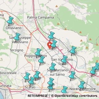 Mappa Via Poggiomarino Prima Traversa Sinistra, 80040 Striano NA, Italia (6.224)