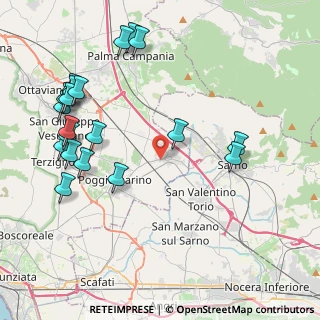 Mappa Via Poggiomarino Prima Traversa Sinistra, 80040 Striano NA, Italia (5.3045)