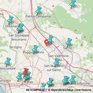 Mappa Via Poggiomarino Prima Traversa Sinistra, 80040 Striano NA, Italia (7.0975)