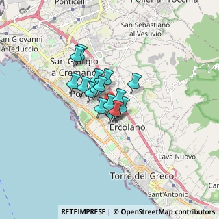 Mappa Vico Lucino, 80056 Ercolano NA, Italia (0.97941)