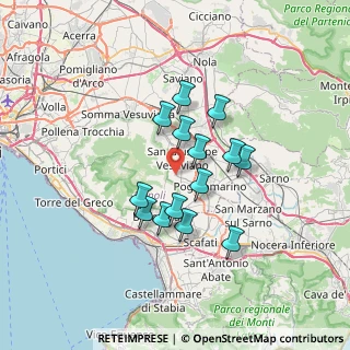 Mappa Viale Raffaello Sanzio, 80040 Terzigno NA, Italia (5.77857)