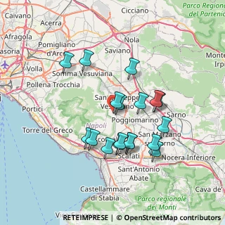 Mappa Viale Raffaello Sanzio, 80040 Terzigno NA, Italia (6.90556)