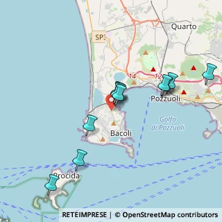Mappa Via Apuleio, 80070 Bacoli NA, Italia (3.80455)