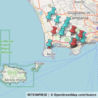 Mappa Via Apuleio, 80070 Bacoli NA, Italia (8.9405)