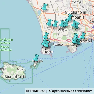 Mappa Via Apuleio, 80070 Bacoli NA, Italia (8.7505)