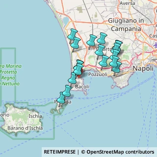 Mappa Via Apuleio, 80070 Bacoli NA, Italia (6.45389)