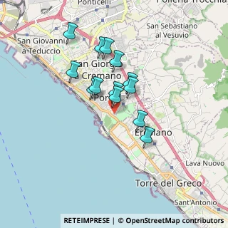 Mappa Viale dei Pini, 80055 Portici NA, Italia (1.48769)