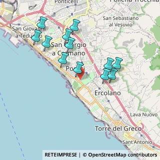 Mappa Viale dei Pini, 80055 Portici NA, Italia (2.03333)