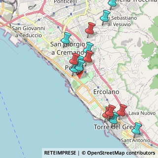 Mappa Viale dei Pini, 80055 Portici NA, Italia (2.25)