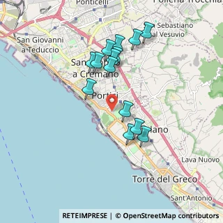 Mappa Viale dei Pini, 80055 Portici NA, Italia (1.80571)