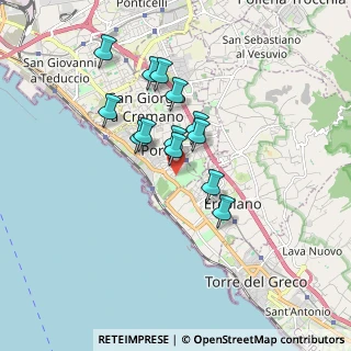 Mappa Via Rocco Lorenzo, 80055 Portici NA, Italia (1.50231)