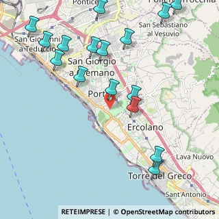 Mappa Via Rocco Lorenzo, 80055 Portici NA, Italia (2.77188)