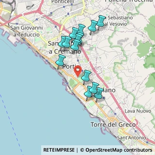 Mappa Via Rocco Lorenzo, 80055 Portici NA, Italia (1.80143)