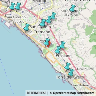 Mappa Via Rocco Lorenzo, 80055 Portici NA, Italia (2.60692)
