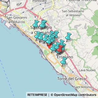 Mappa Via Rocco Lorenzo, 80055 Portici NA, Italia (1.131)