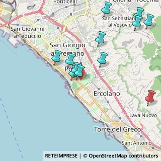 Mappa Via Rocco Lorenzo, 80055 Portici NA, Italia (2.40667)