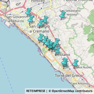 Mappa Via Sant'Antonio, 80055 Portici NA, Italia (1.68875)