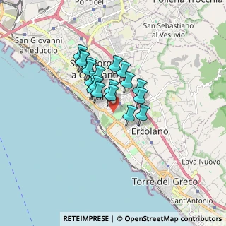 Mappa Via Sant'Antonio, 80055 Portici NA, Italia (1.27211)