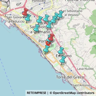 Mappa Via Rocco Lorenzo, 80055 Portici NA, Italia (1.97429)