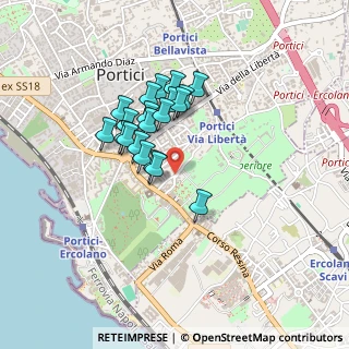 Mappa Via Sant'Antonio, 80055 Portici NA, Italia (0.364)