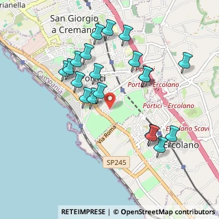 Mappa Via Rocco Lorenzo, 80055 Portici NA, Italia (1.0395)