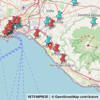 Mappa Via Rocco Lorenzo, 80055 Portici NA, Italia (6.54)