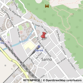 Mappa Corso Giovanni Amendola, 39, 84087 Sarno, Salerno (Campania)