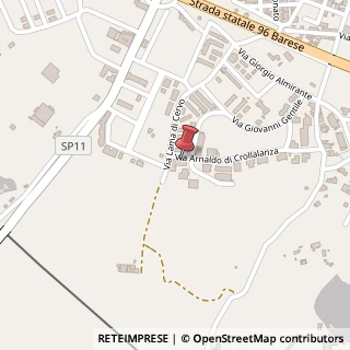 Mappa Via Araldo di Crollalanza, 12, 70022 Altamura, Bari (Puglia)