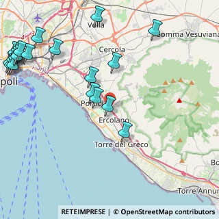 Mappa Via Giuseppe Semmola, 80056 Ercolano NA, Italia (6.4815)