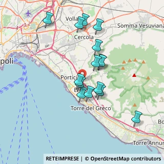 Mappa Via Giuseppe Semmola, 80056 Ercolano NA, Italia (3.57867)