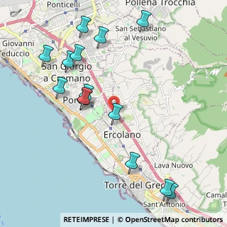 Mappa Via Giuseppe Semmola, 80056 Ercolano NA, Italia (2.56071)