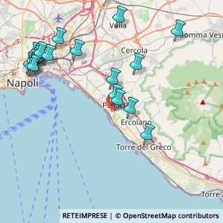 Mappa Via Cavalieri dell'Ordine di Vittorio Veneto, 80055 Portici NA, Italia (5.592)