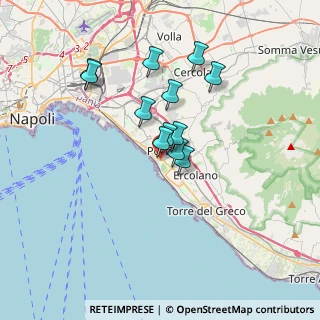 Mappa Via Cavalieri dell'Ordine di Vittorio Veneto, 80055 Portici NA, Italia (2.93083)