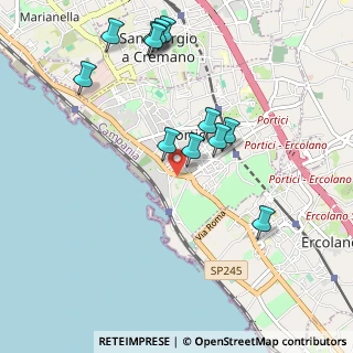 Mappa Via Cavalieri dell'Ordine di Vittorio Veneto, 80055 Portici NA, Italia (1.13)